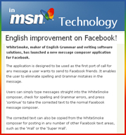 MSN reviews WhiteSmoke