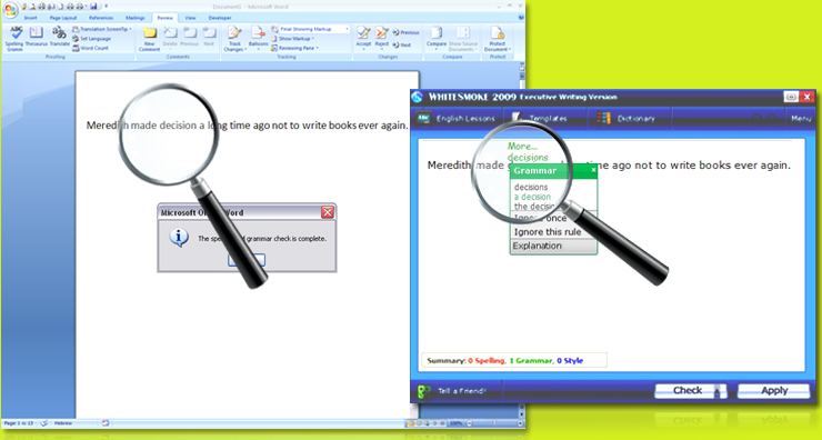 wordvsws Word vs. WhiteSmoke - Which Checks Your Writing Better?